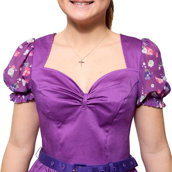 Loungefly Stitch Shoppe Disney Rapunzel Floral Lantern Allison Dress Pascal Pin - Picture 4 of 16